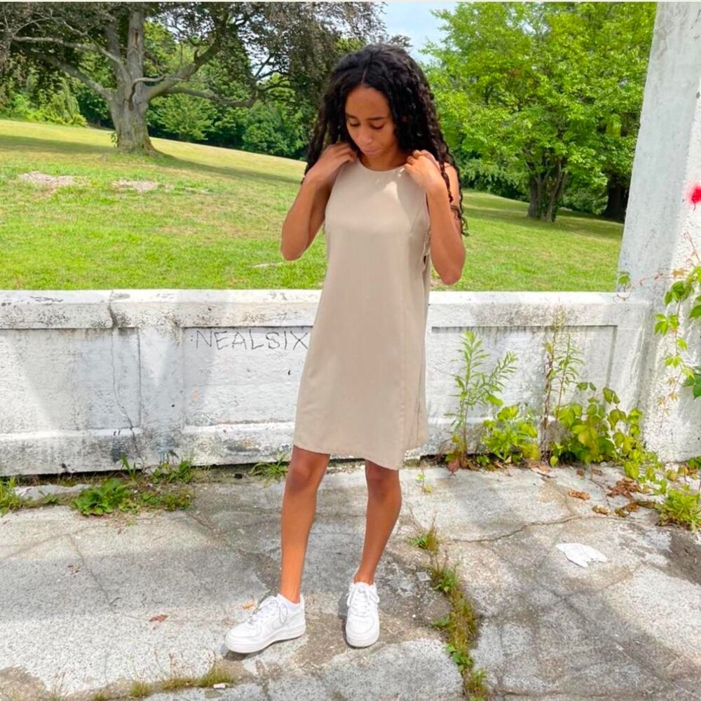 Abercrombie Fitch Women's Sand Colored Dress